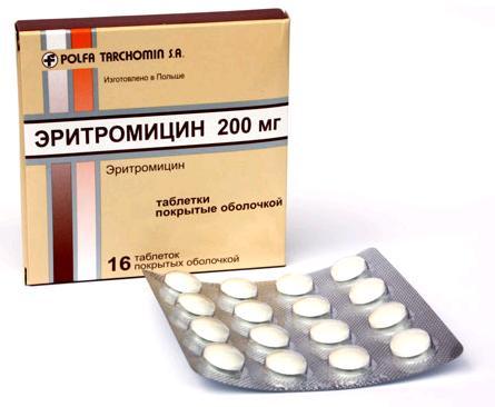 эритромицин инструкция по применению в ампулах